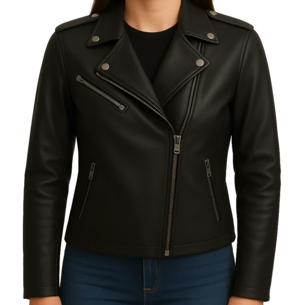 Campera de Cuero Mujer | Modelo Zoe
